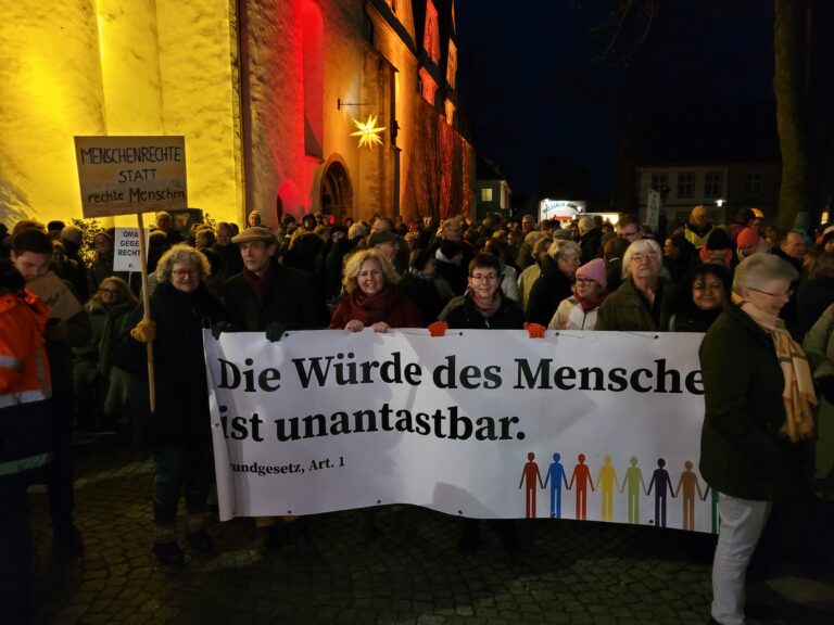 Demo für die Demokratie in Versmold